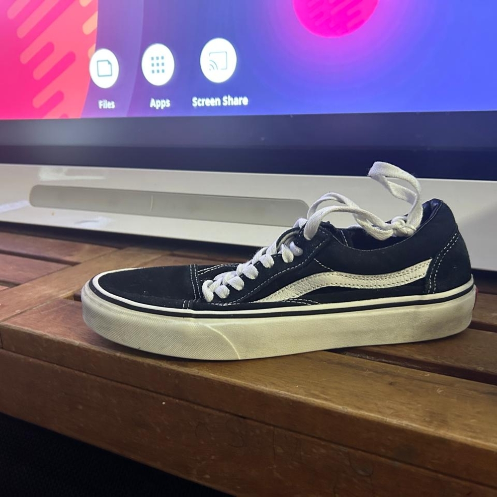 Vans Black and White Classic Sneakers